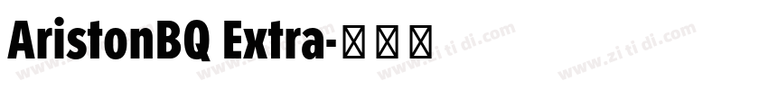 AristonBQ Extra字体转换